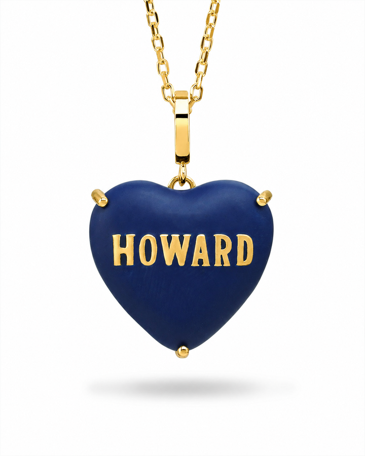 Howard University Heart Pendant