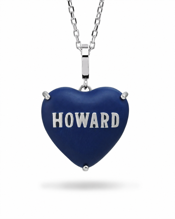 Howard University Heart Pendant