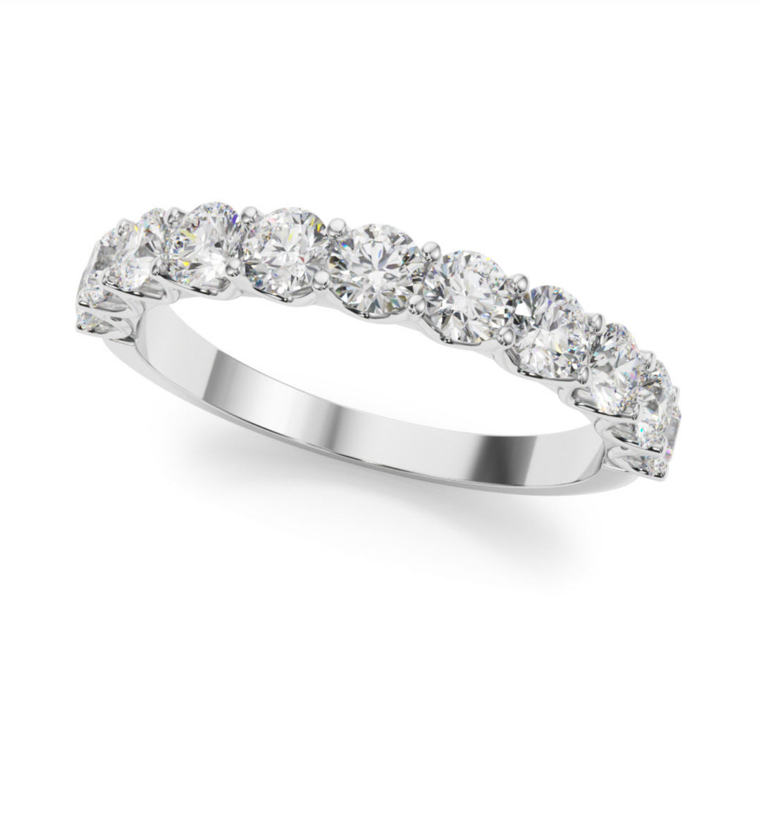 Anniversary Wedding Band Prong Set 50631