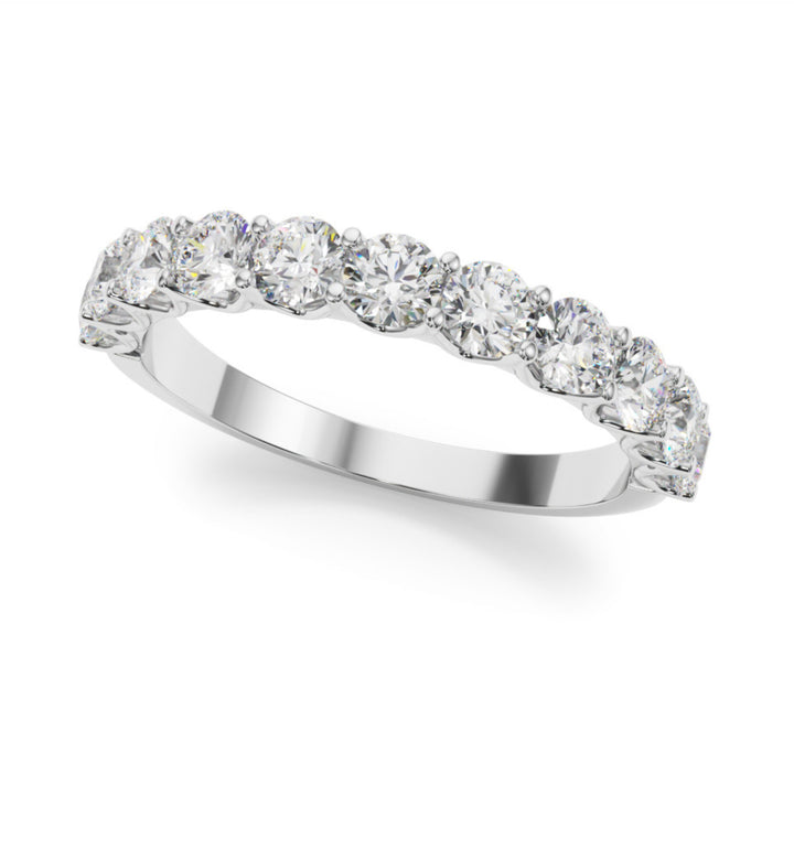 Anniversary Wedding Band Prong Set 50631