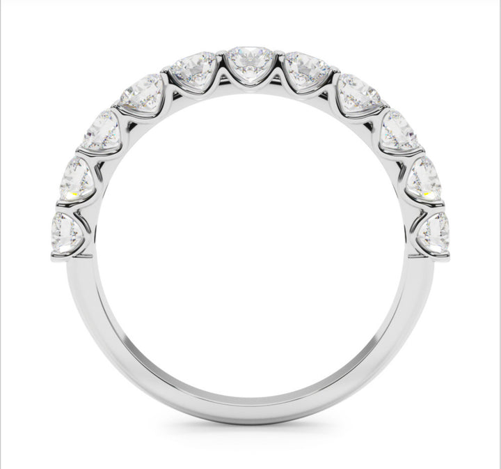 Anniversary Wedding Band Prong Set 50631