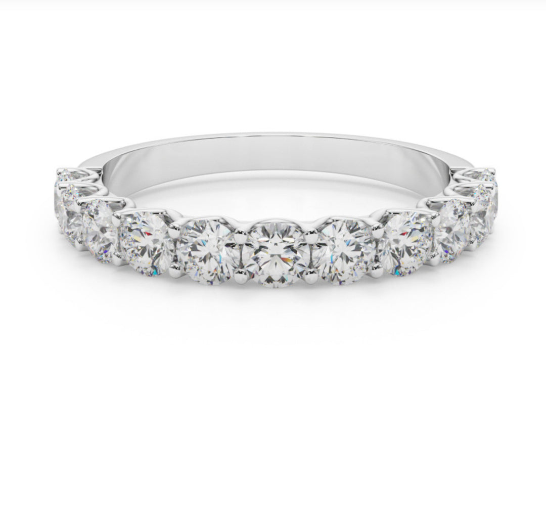 Anniversary Wedding Band Prong Set 50631
