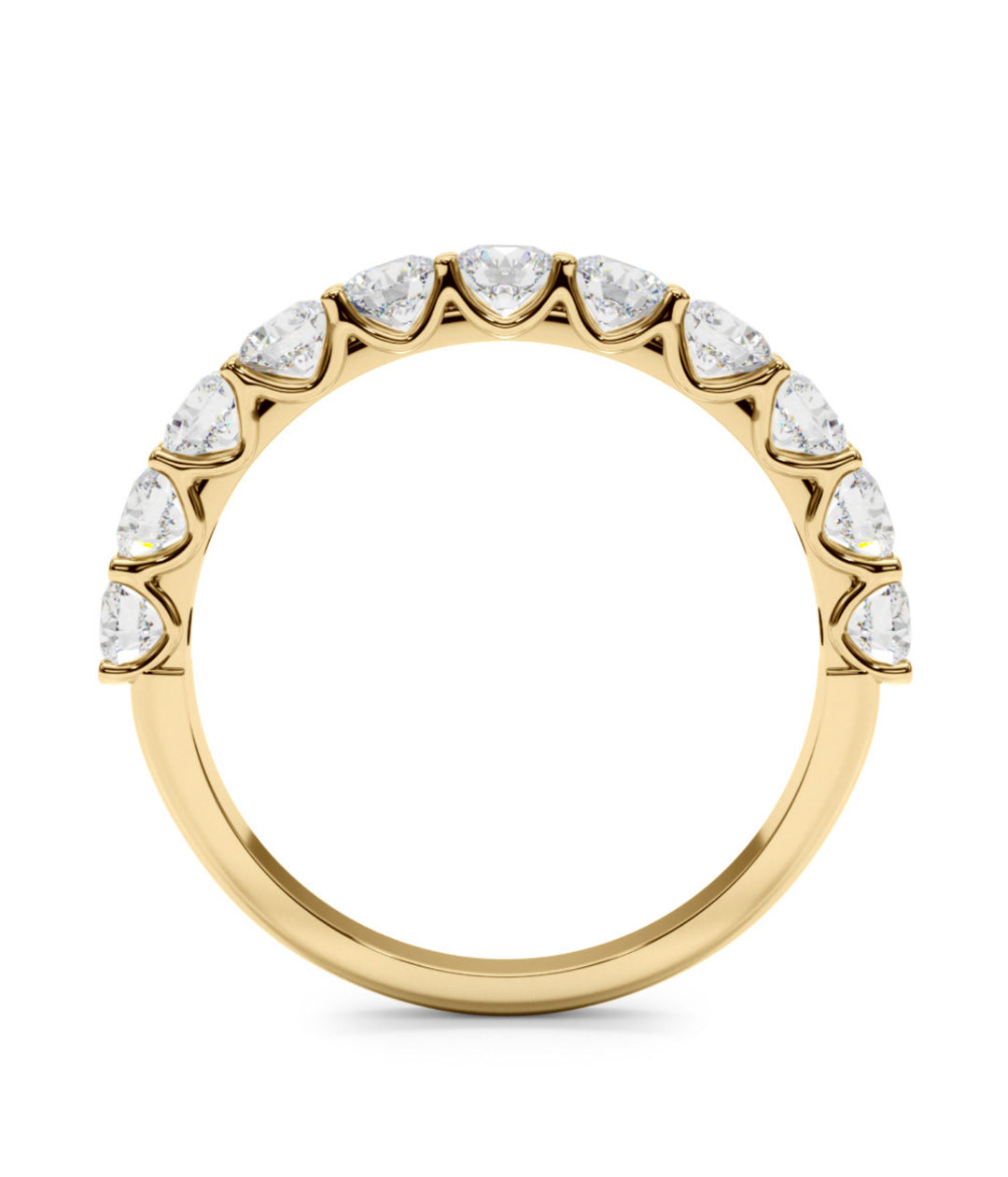 Anniversary Wedding Band Prong Set 50631