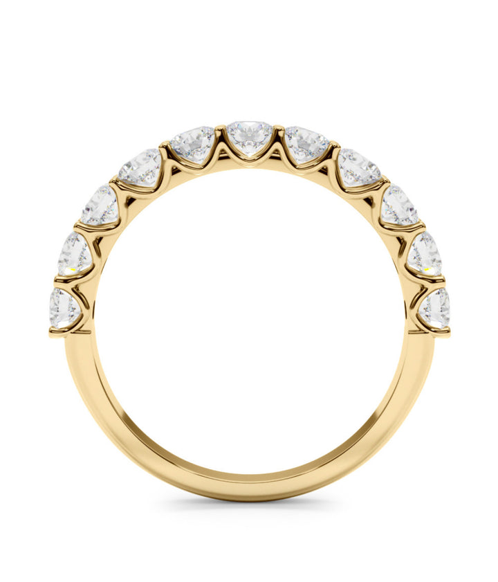 Anniversary Wedding Band Prong Set 50631