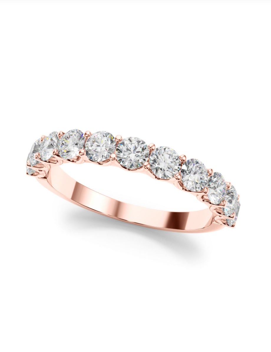 Anniversary Wedding Band Prong Set 50631