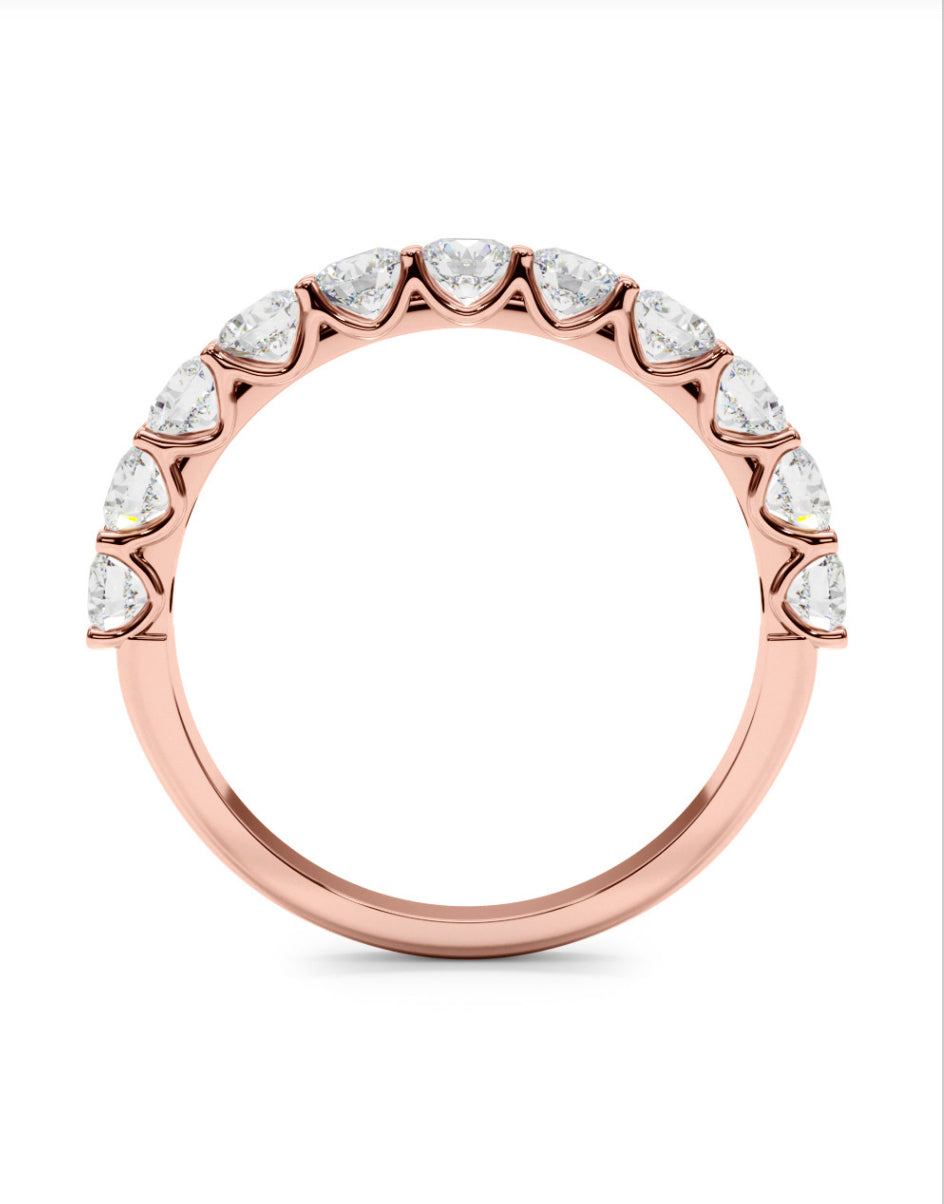 Anniversary Wedding Band Prong Set 50631