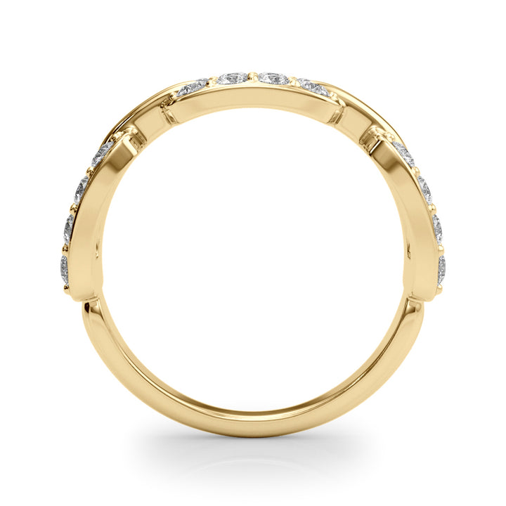 Lab-Grown Diamond Chain Fashion Ring