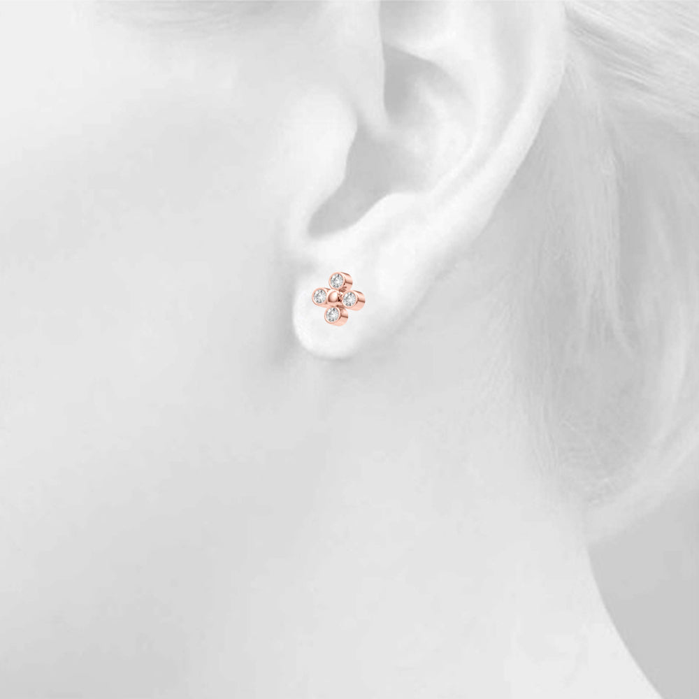 1/4 EARRINGS CLUSTER
