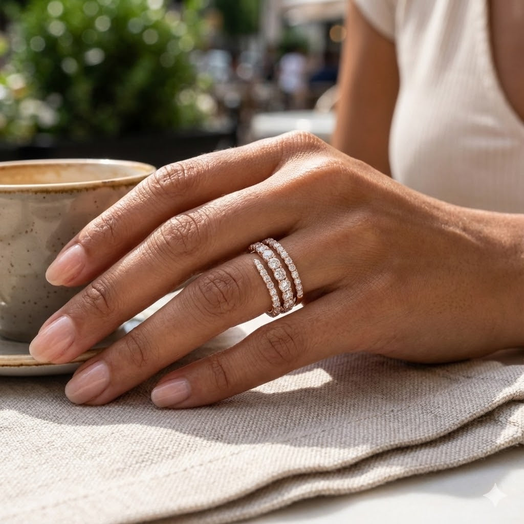 Split Shank Swirl Ring