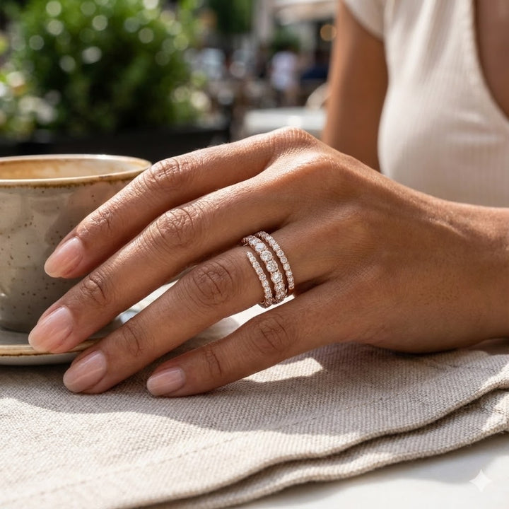 Split Shank Swirl Ring