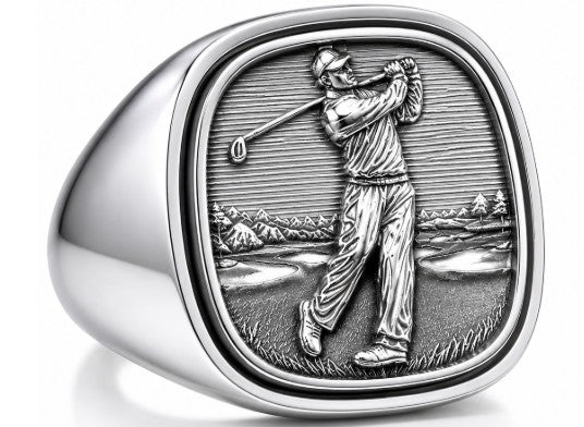 PDC Signature Golf Ring - Sterling Silver Edition
