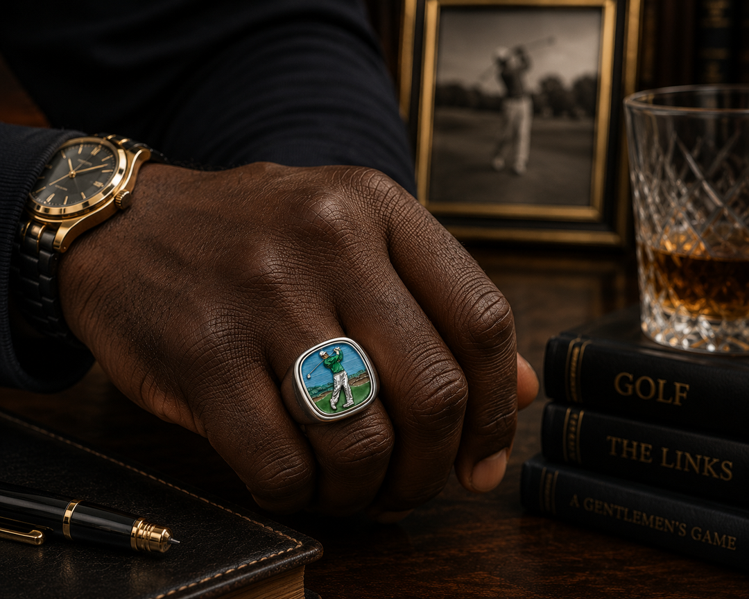 PDC Signature Golf Ring - Sterling Silver Enamel Edition