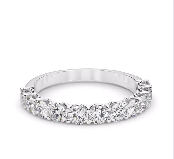 Anniversary Wedding Band Prong Set 50631
